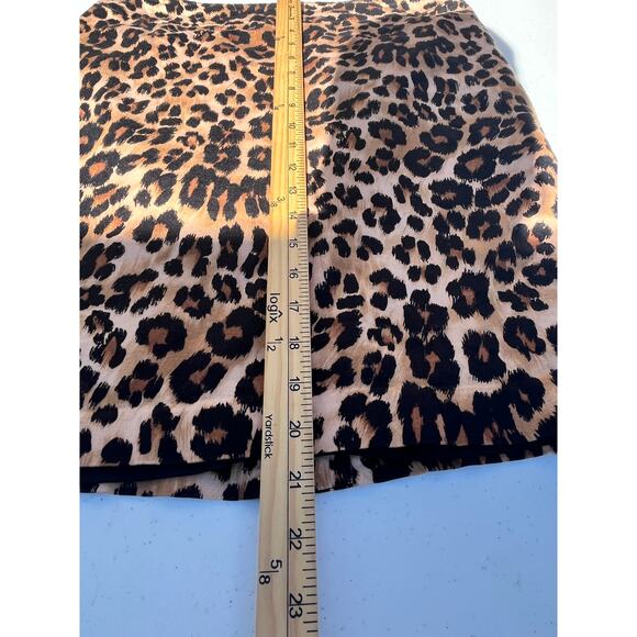Charter Club Size 8P Womens Animal Print Cotton Blend Short Pencil Skirt - Picture 6 of 7
